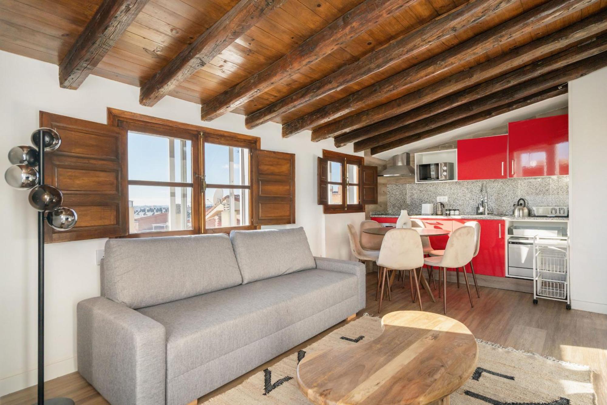 Atico Con Terraza En Lavapies Alquiler Temporal Apartment Madrid Luaran gambar